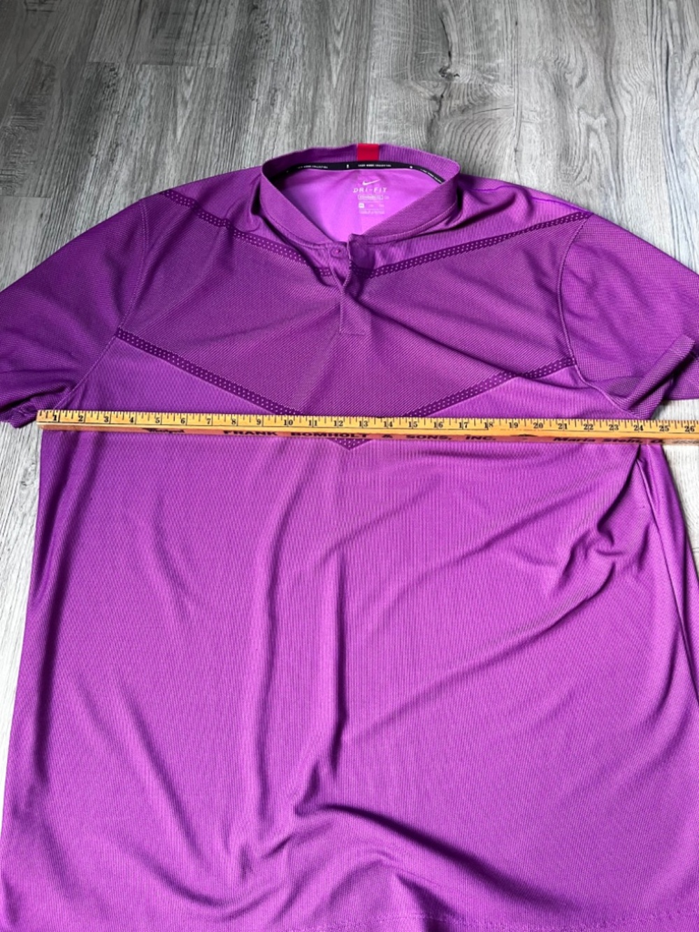 Nike Tiger Woods Golf Polo Mens Medium Dri-FIT Standard Fit Blade - Picture 5 of 11